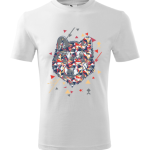 Tricou personalizat lup abstract
